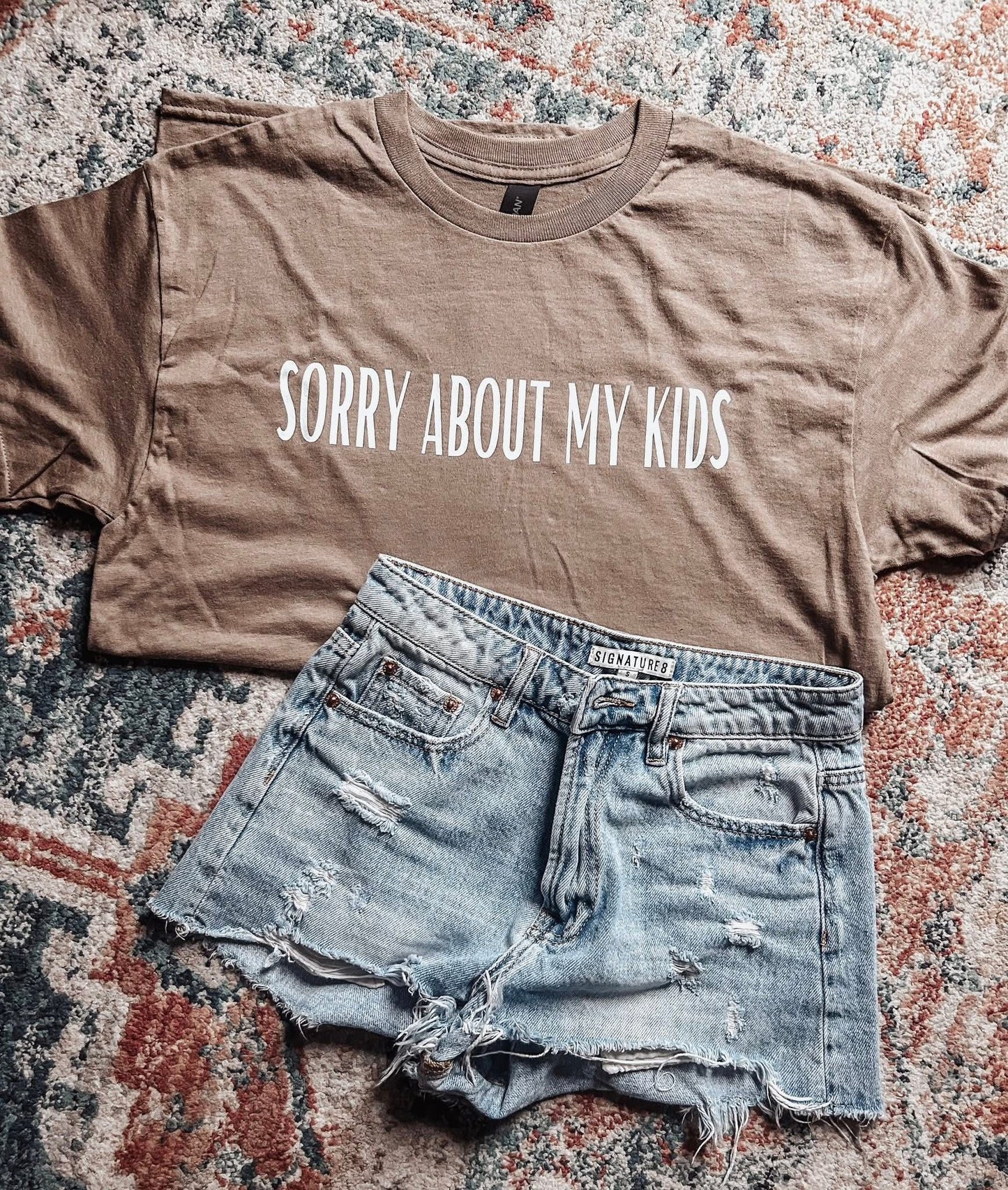 Sorry about my kids tee