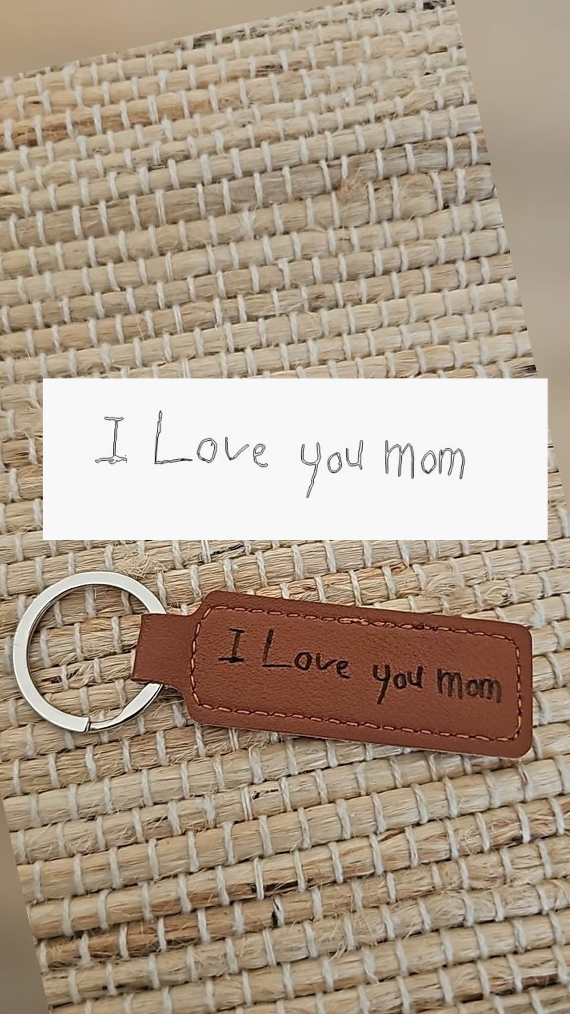 Single sided key chain