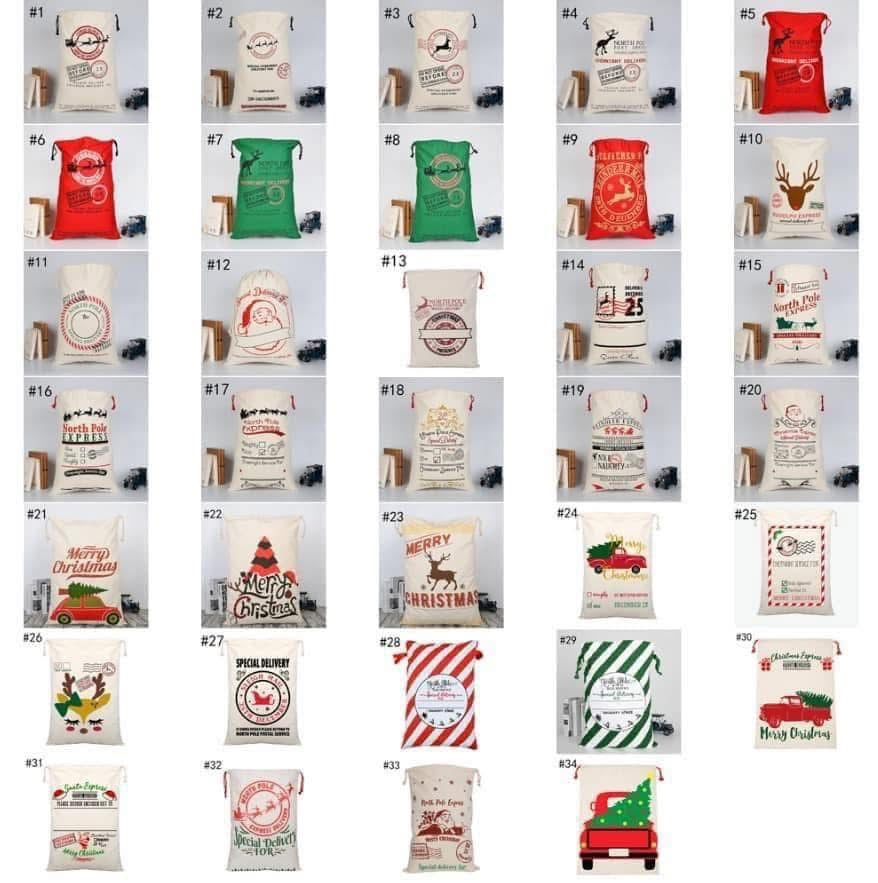 Embroidered Santa Sack Sale