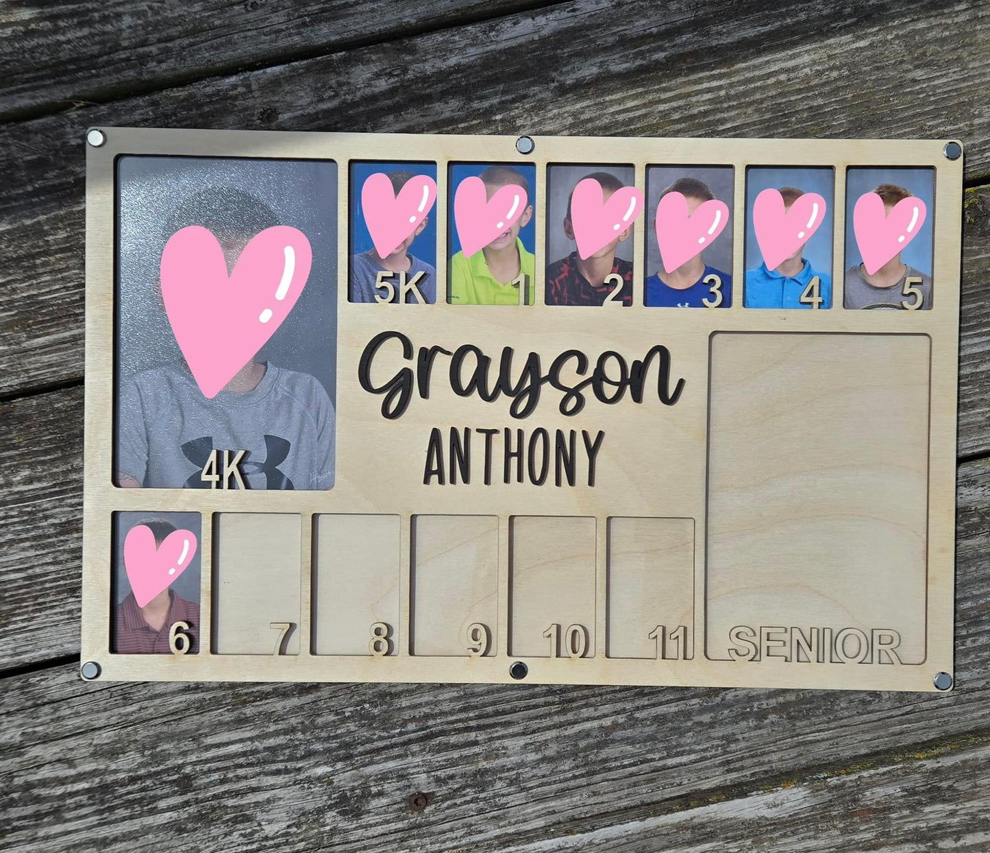 School photo board