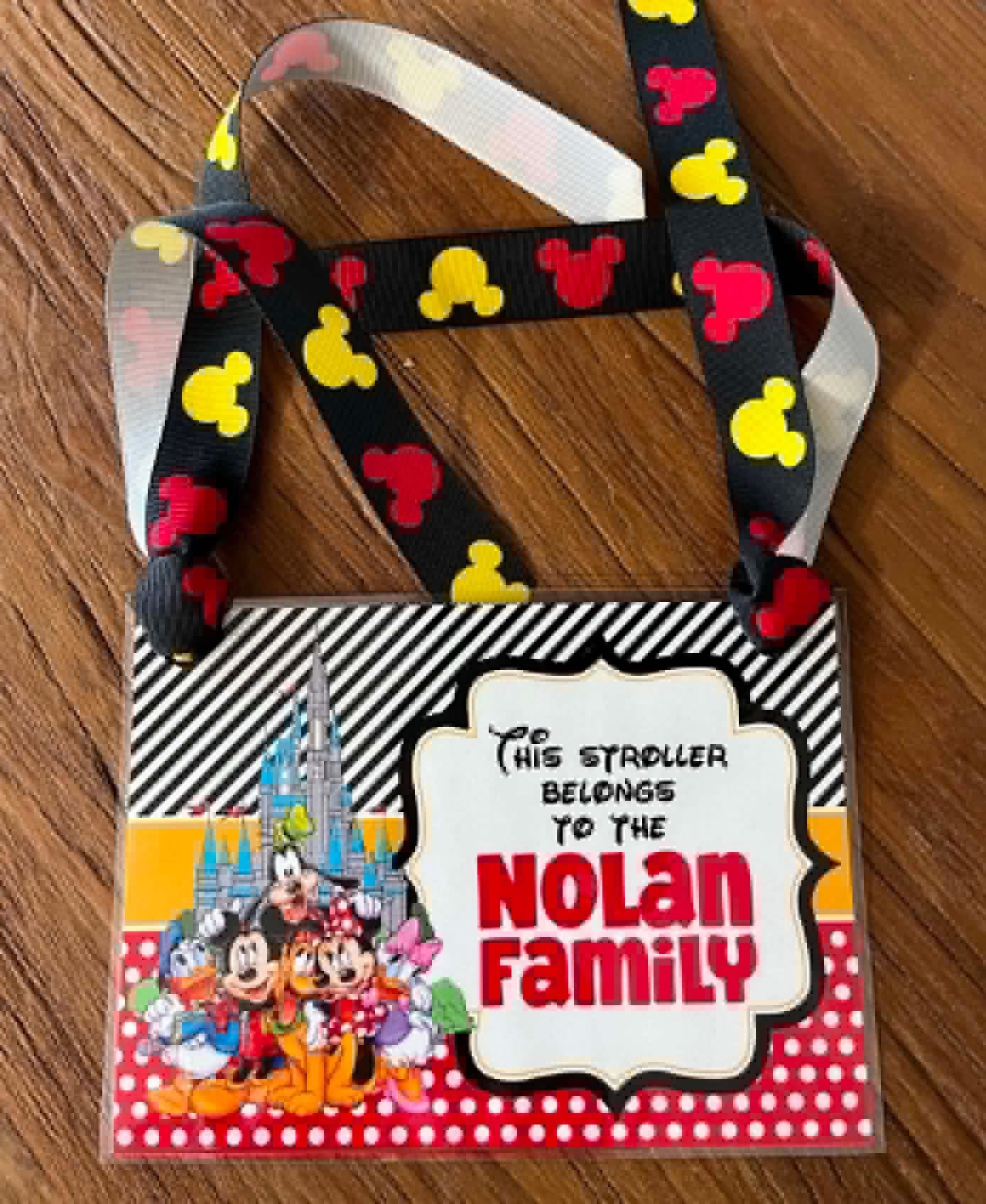 Ribbon Stroller Tag