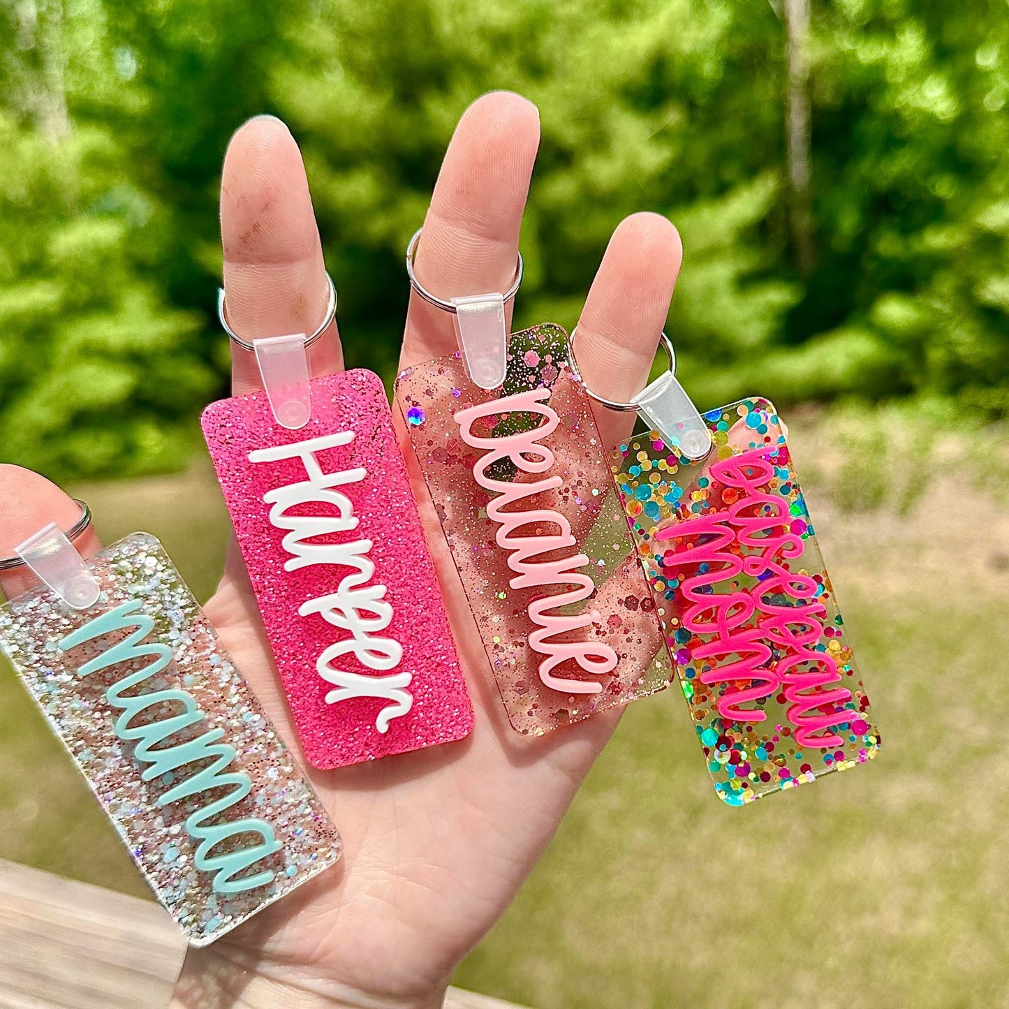 Mystery Glitter Bag Tags