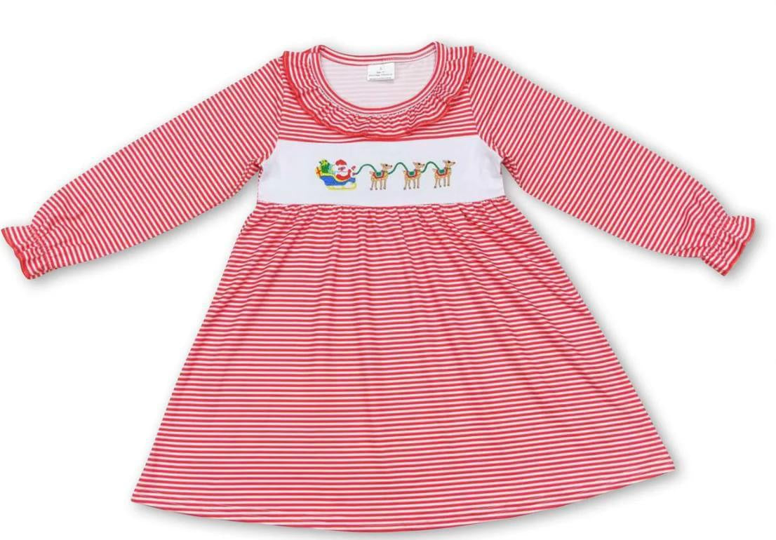 Red striped Santa’s Sleigh