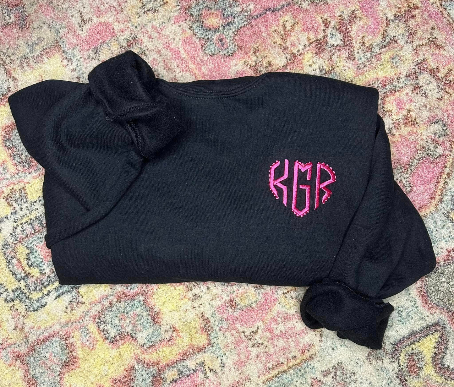 Heart Monogram crewneck
