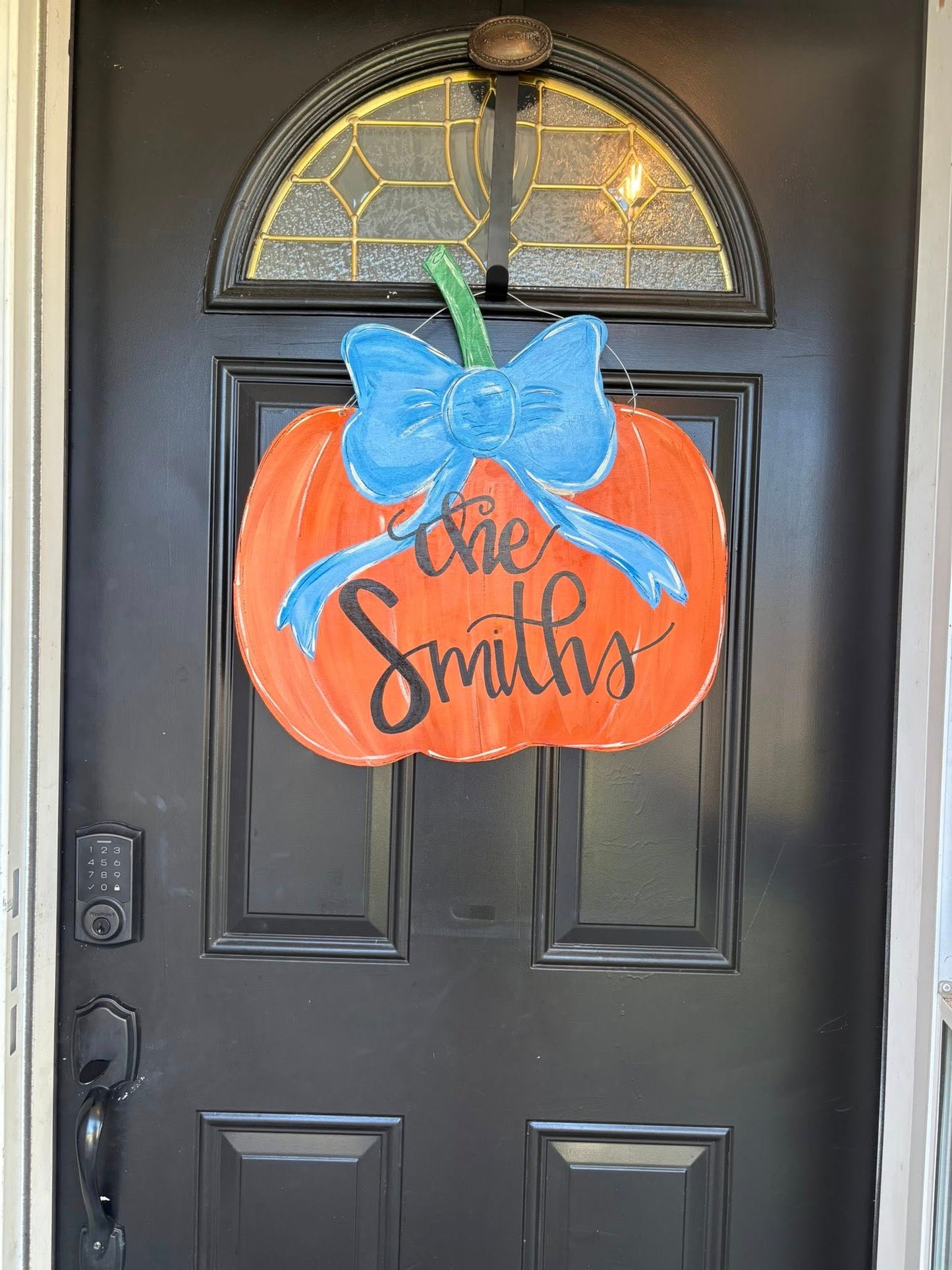Pumpkin Door Hanger