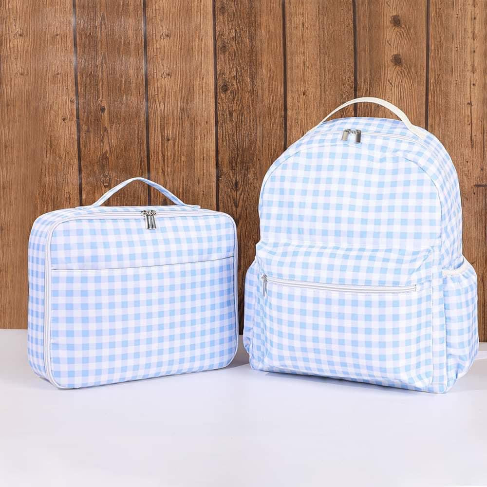 Gingham Backpack