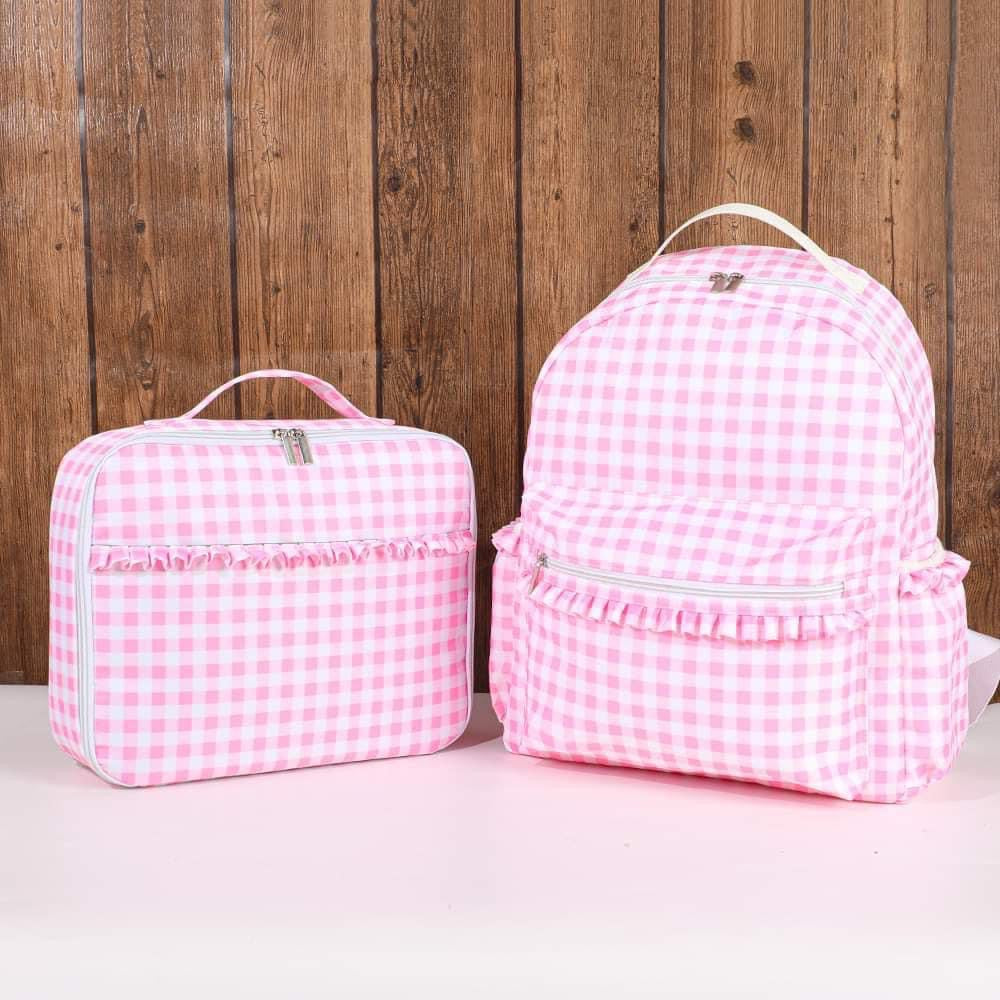 Gingham Backpack