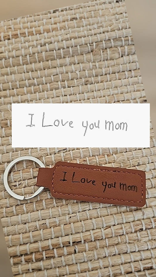 Single sided key chain