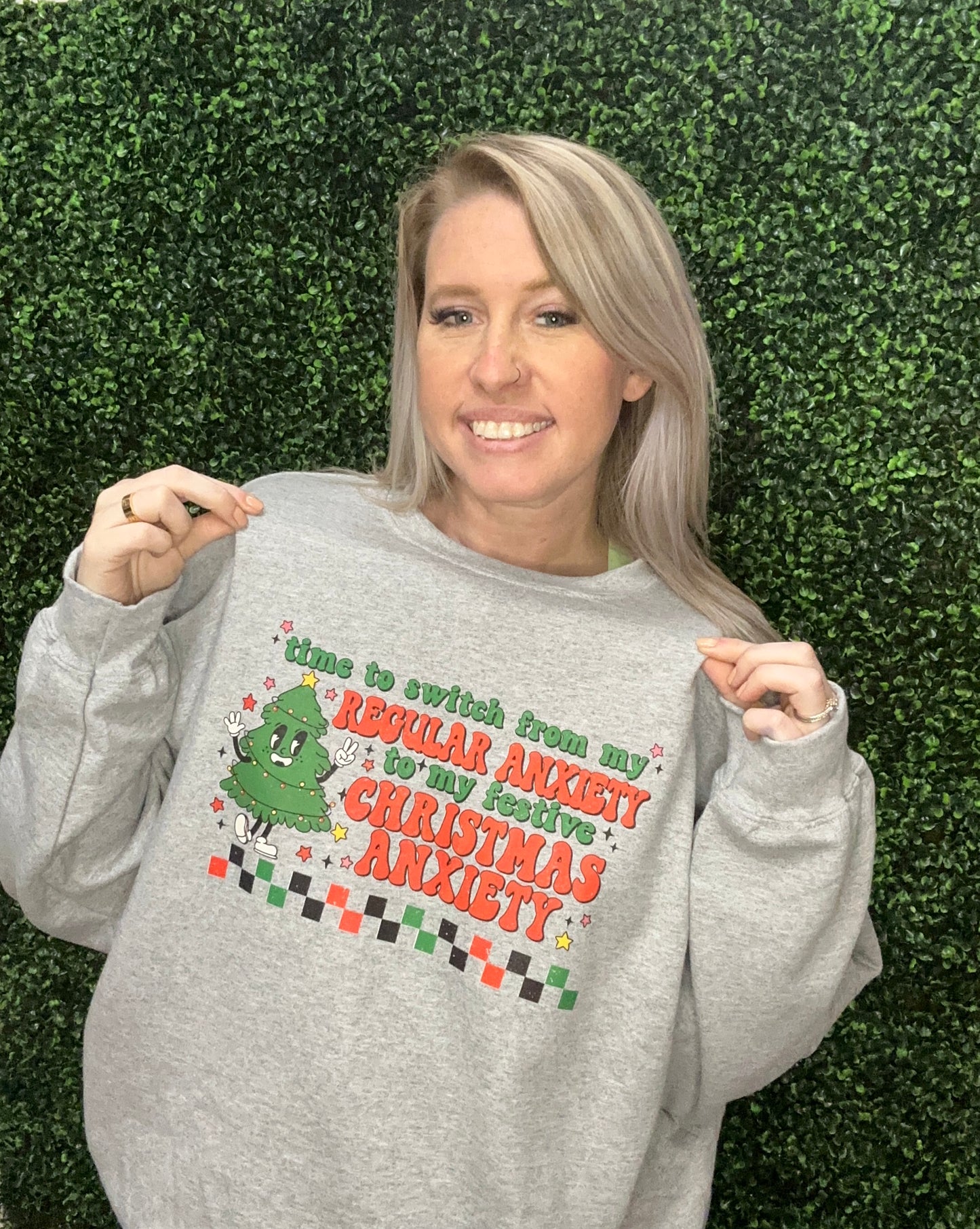 Christmas Anxiety Crewneck