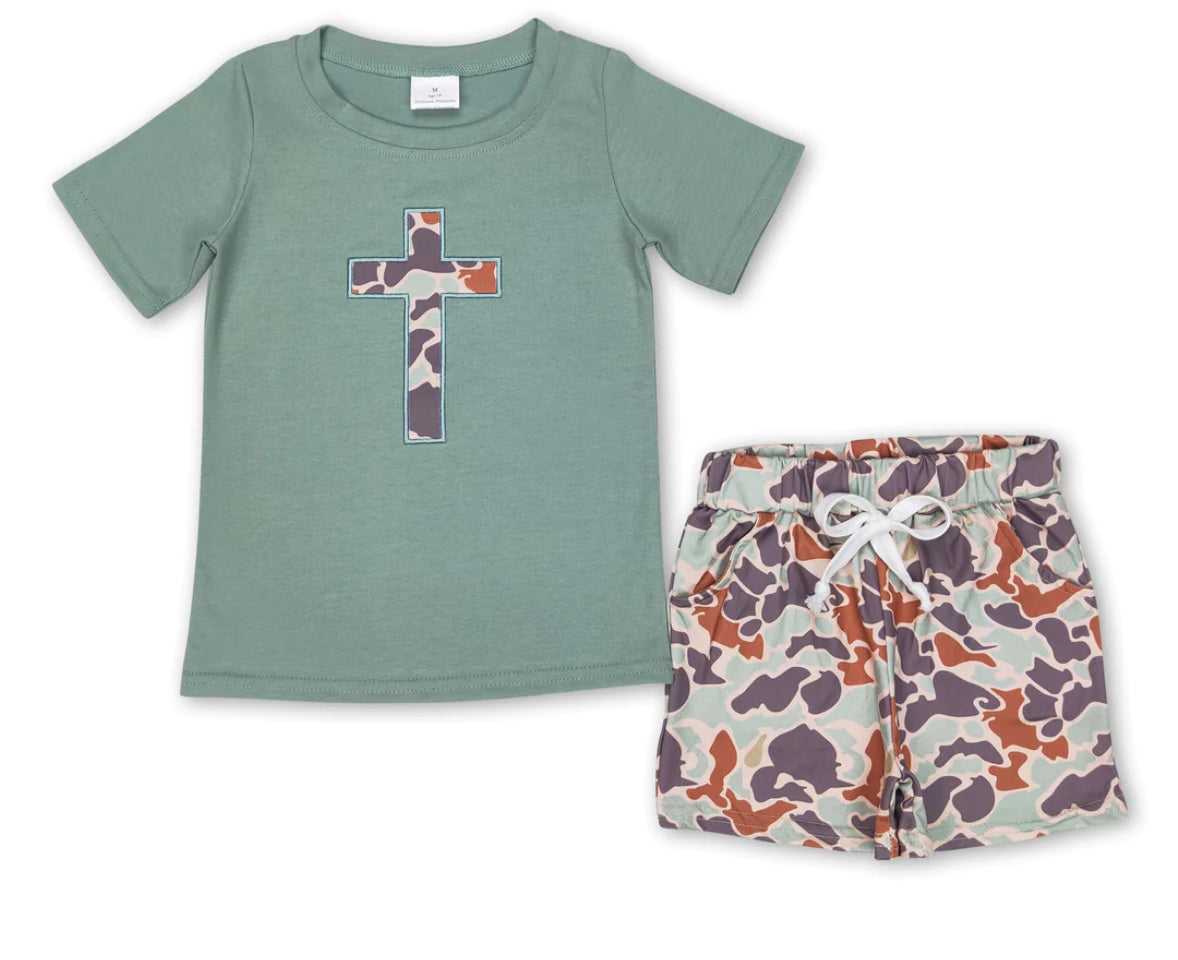 Camo Easter two piece outfit