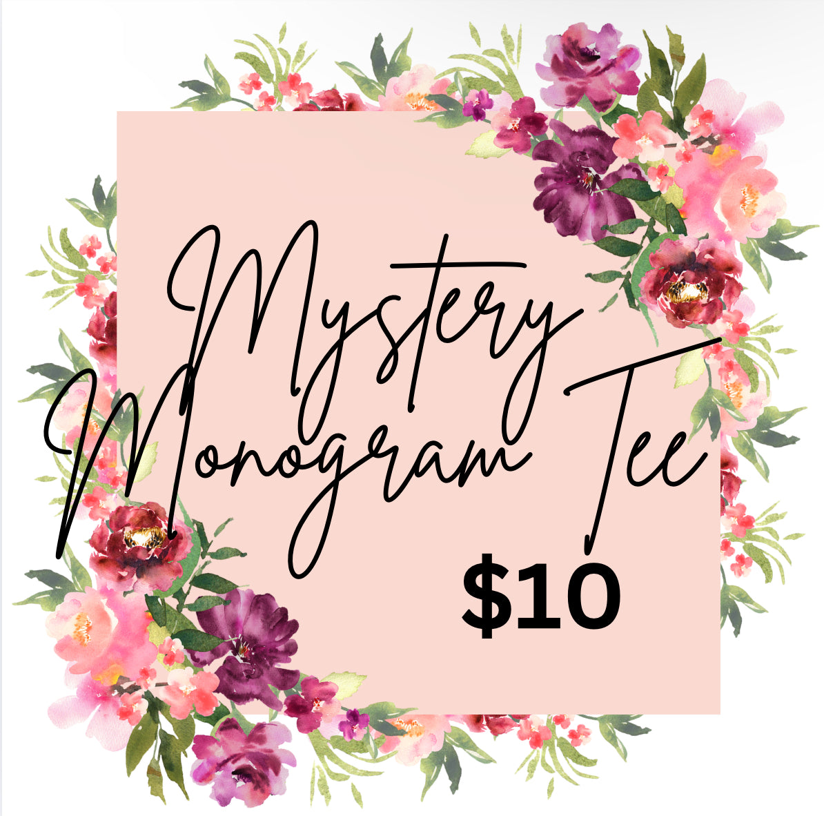 Mystery Monogram Sale