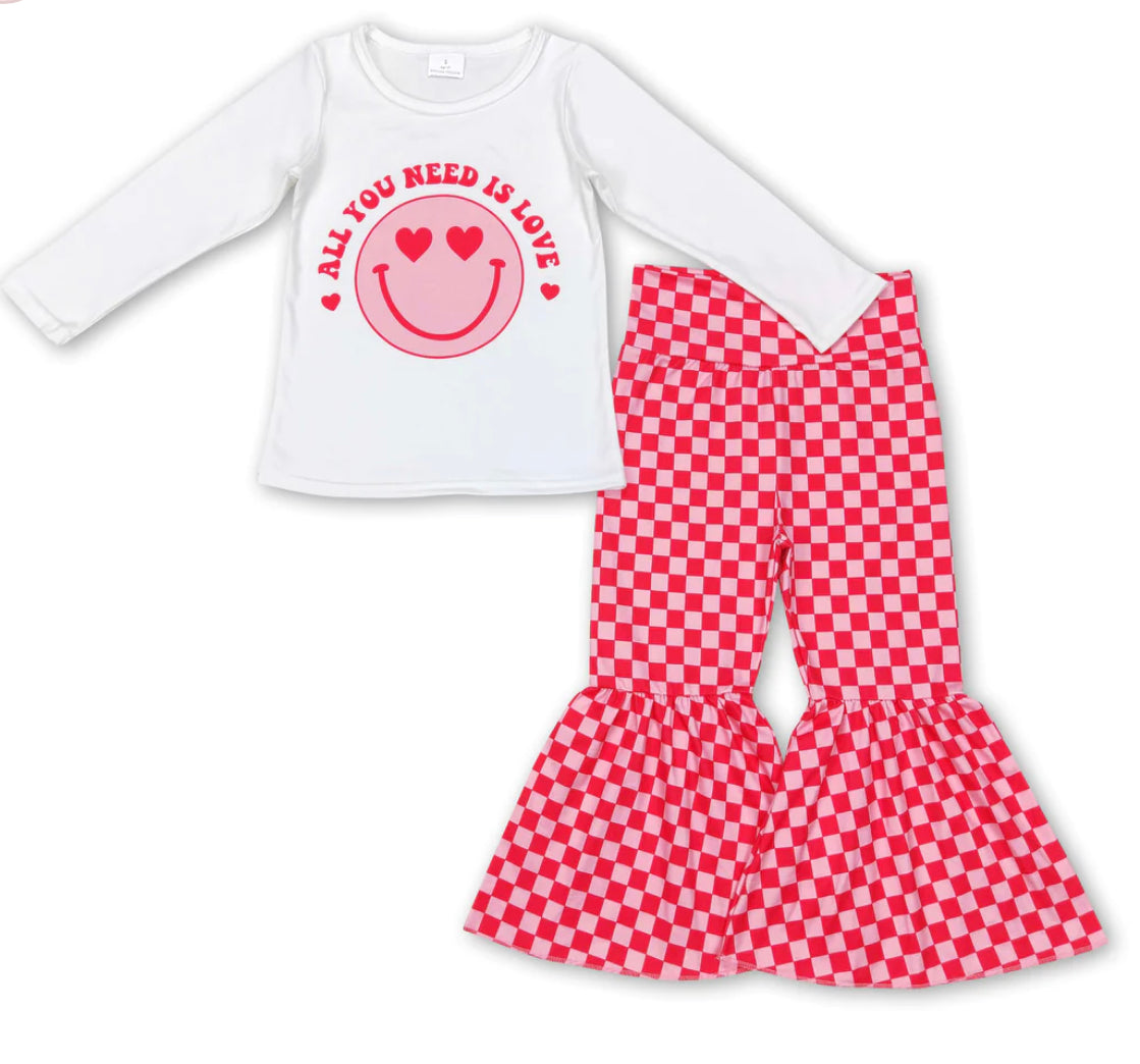 All you Need is Love Girls Outfit