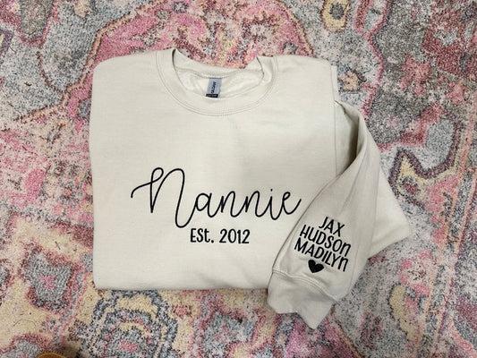 Name crewneck