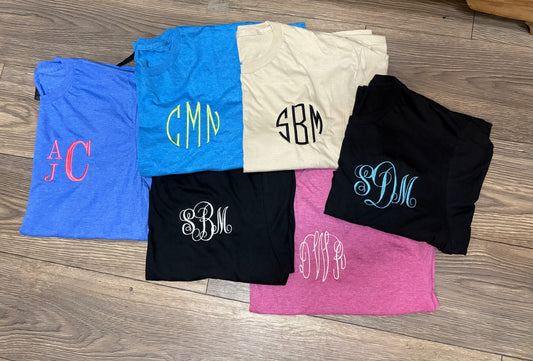 Monogrammed Tshirt
