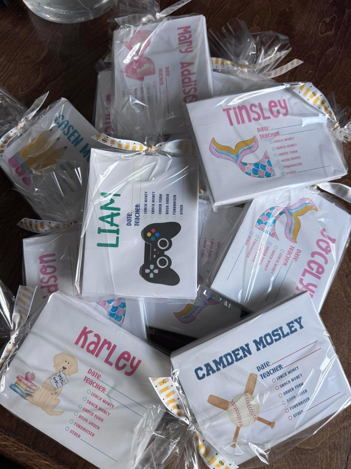 Back to School Envelopes