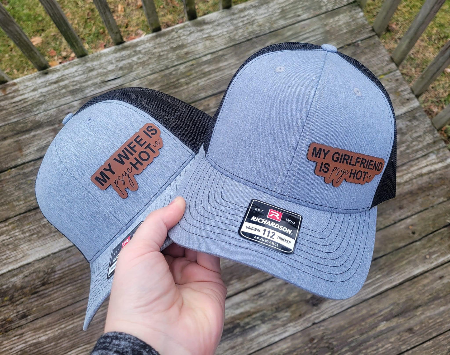 Hat with custom patch