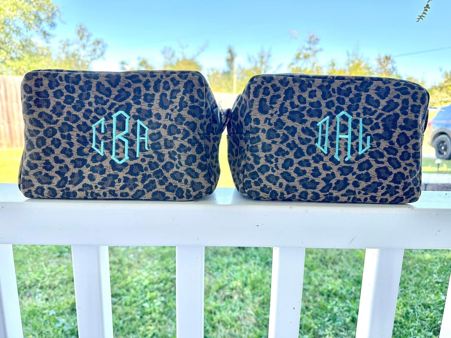 Cheetah Print Cosmetic Bag WS