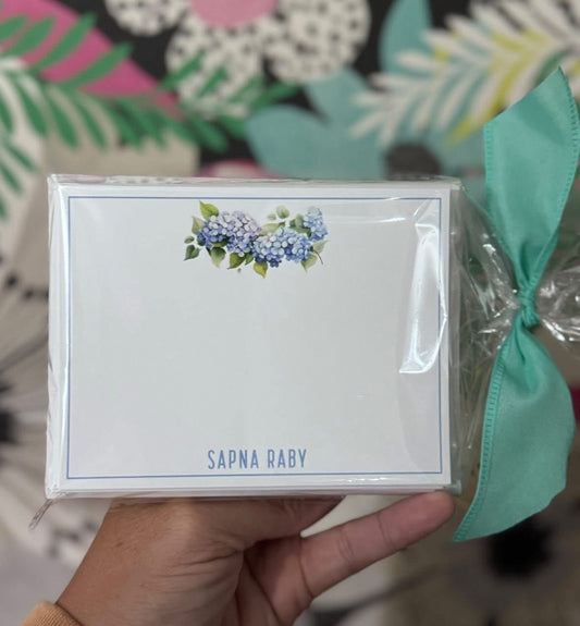 Personalized Flat Notecards