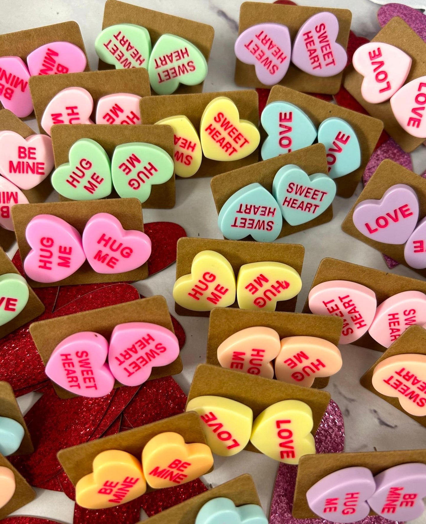 Conversation Heart earrings