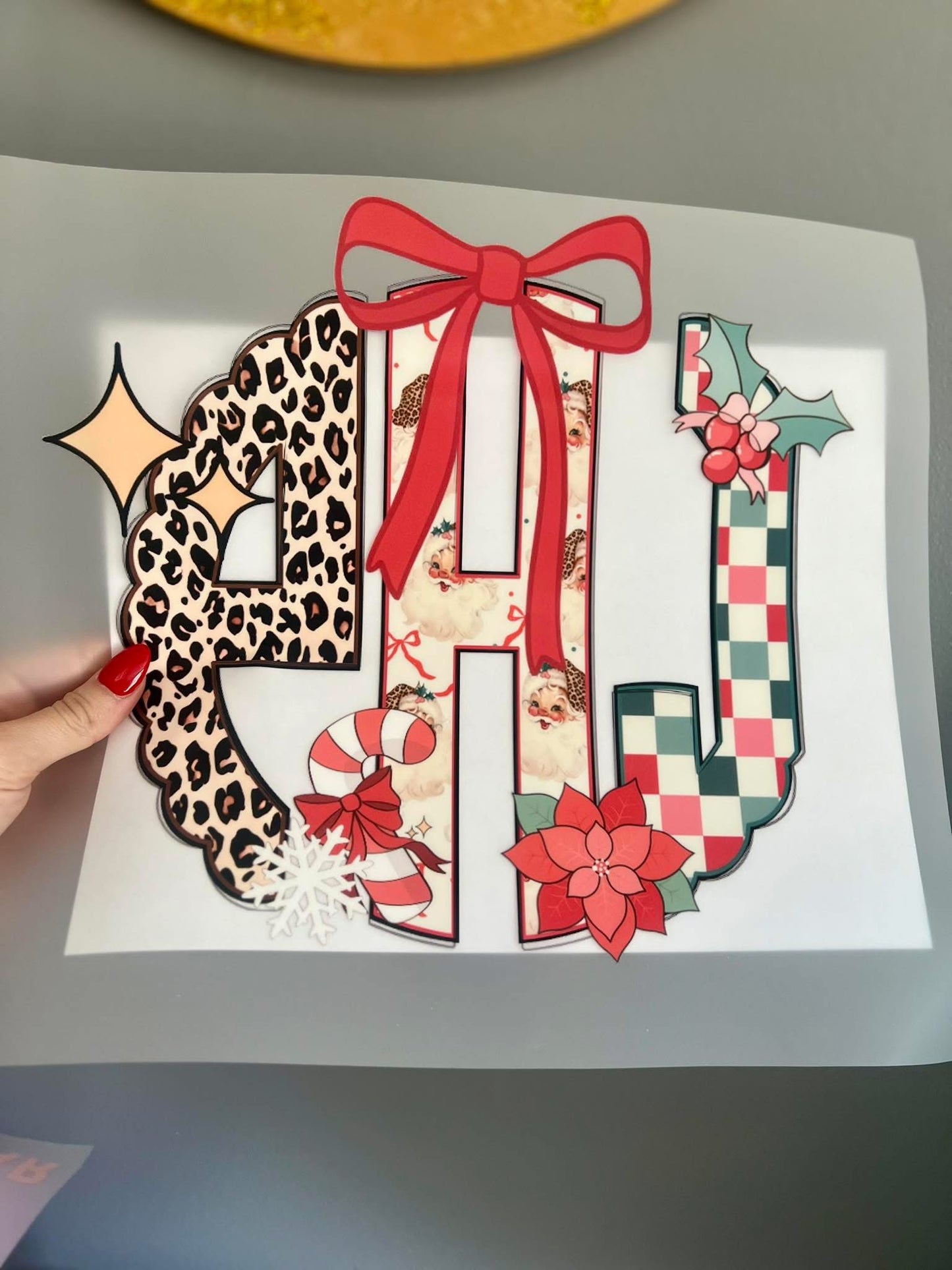 Christmas Monogram Longsleeve