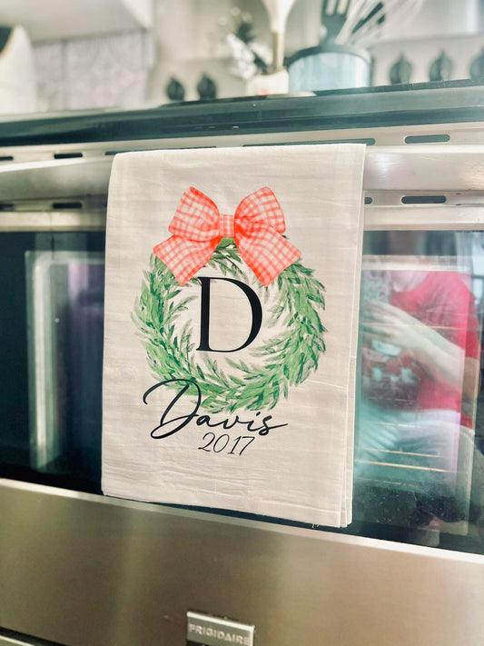 Personalized Tea Towel