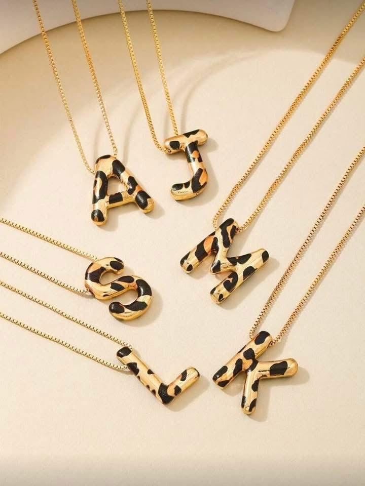 Leopard Bubble Necklace