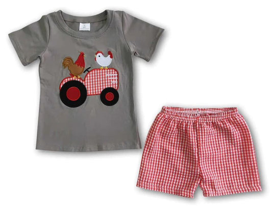 Animal tractor two piece