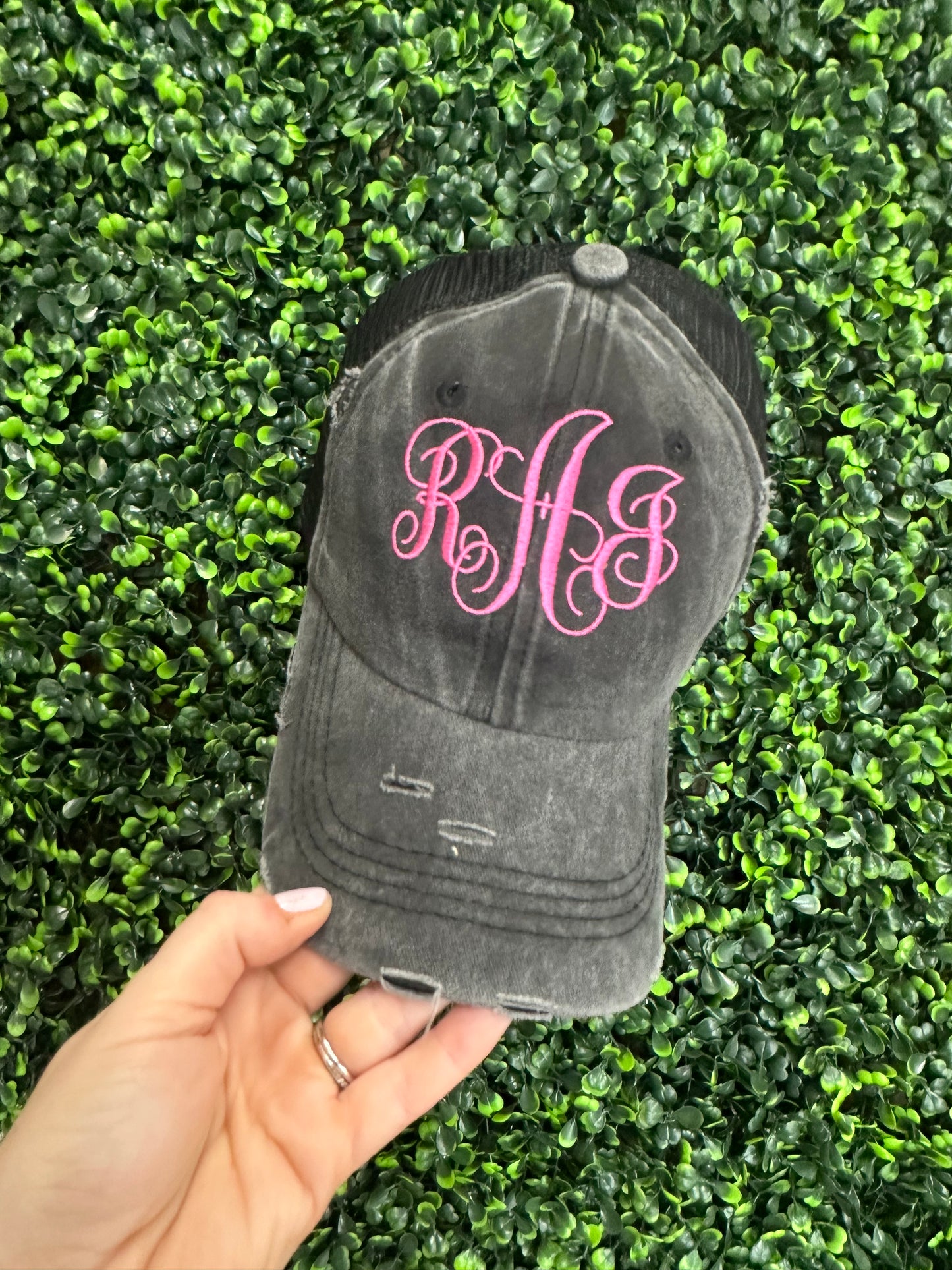 Monogrammed Hat