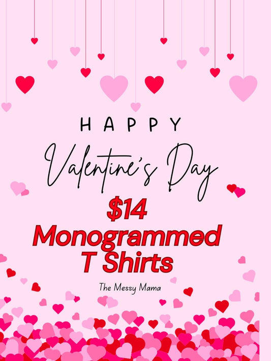 Monogrammed tee Sale