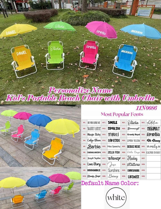 Kids umbrella chair