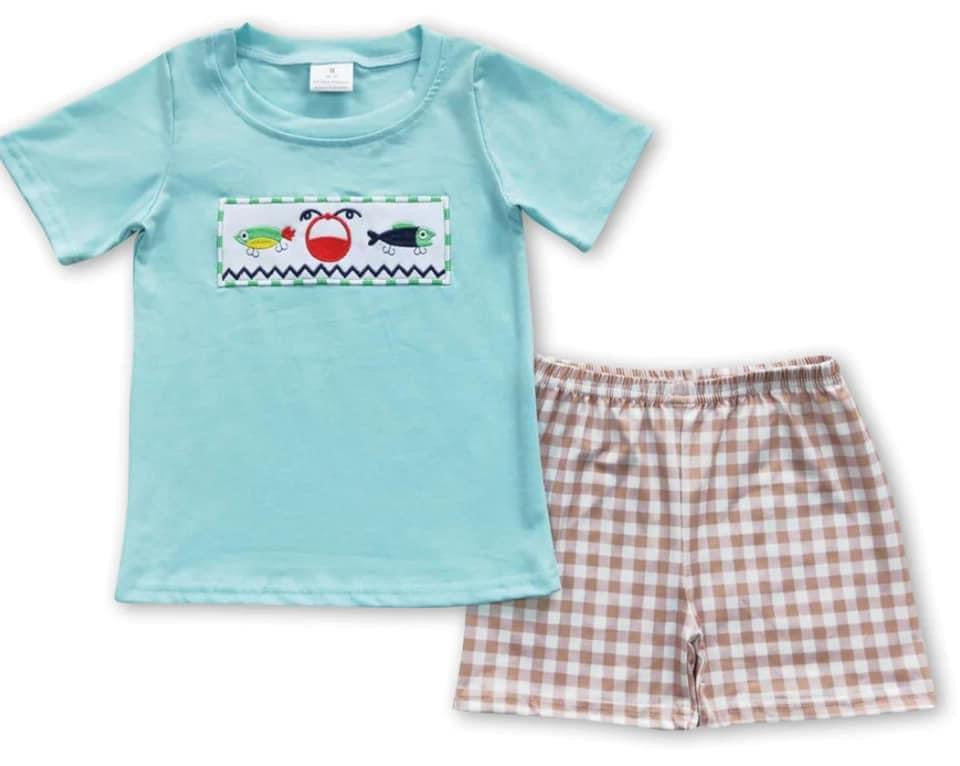 Fishing lure boys two piece set