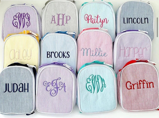 Seersucker lunchbox