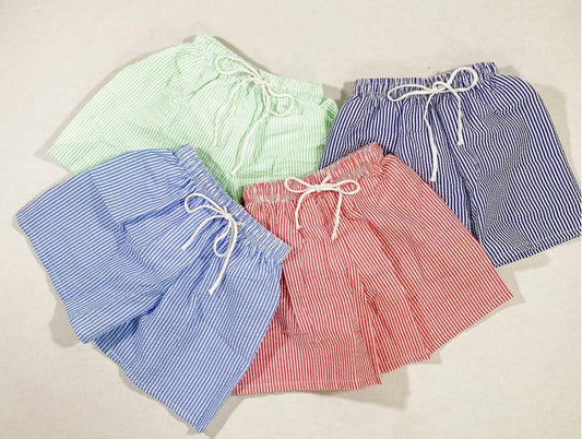 Boys seersucker trunks