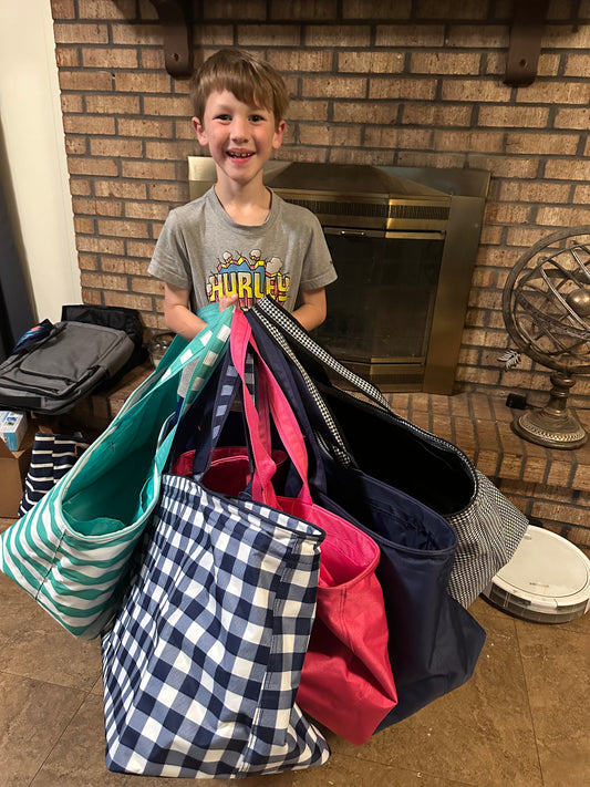 Ultimate tote with personalization