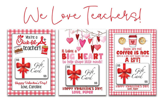 Teacher giftcard holder