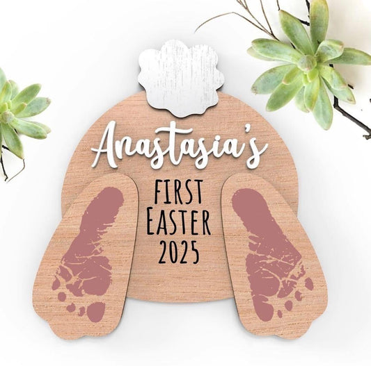 Baby’s first DIY footprint