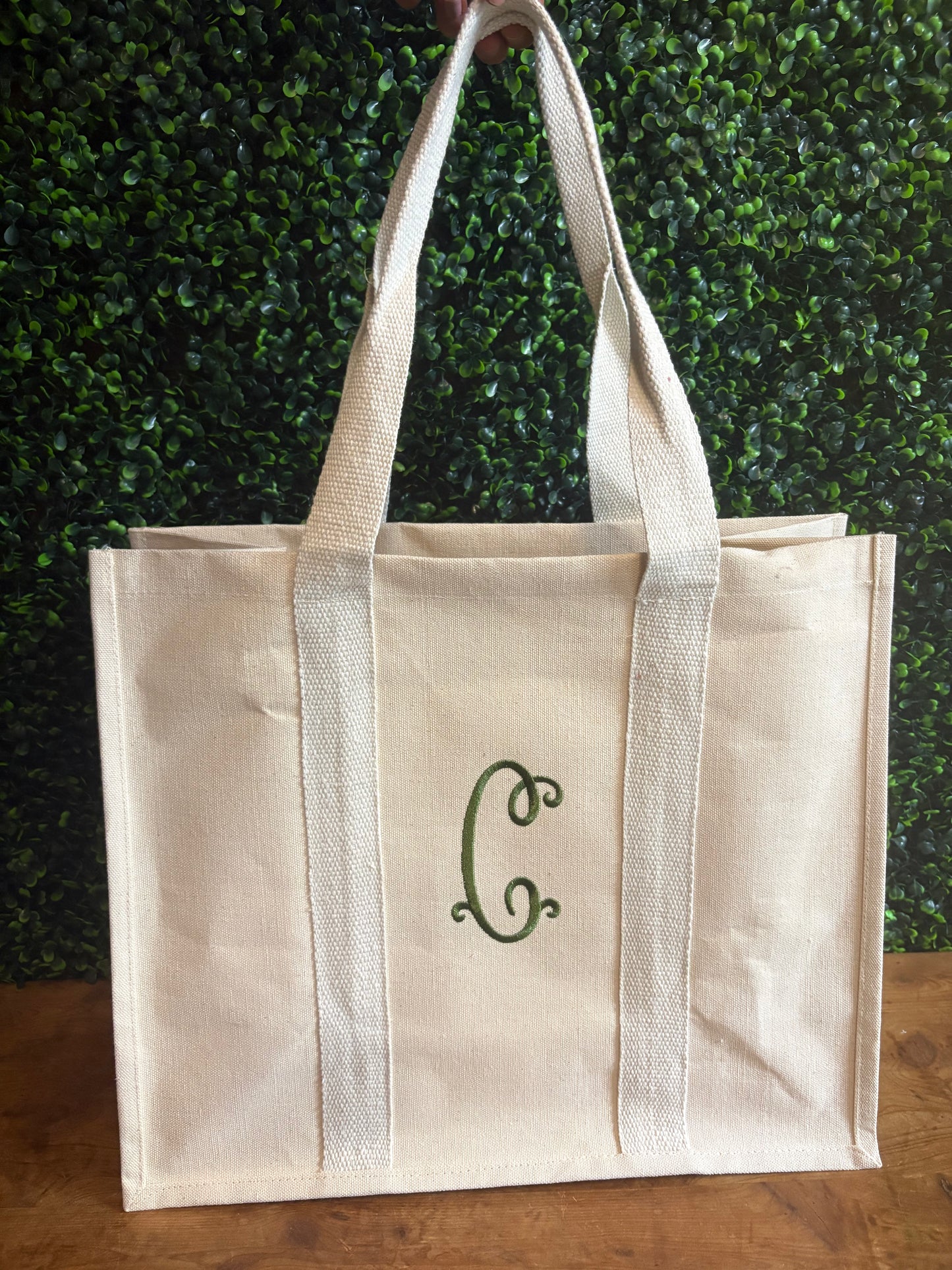 Structured Canvas Tote
