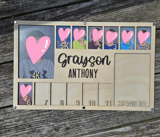 School photo board