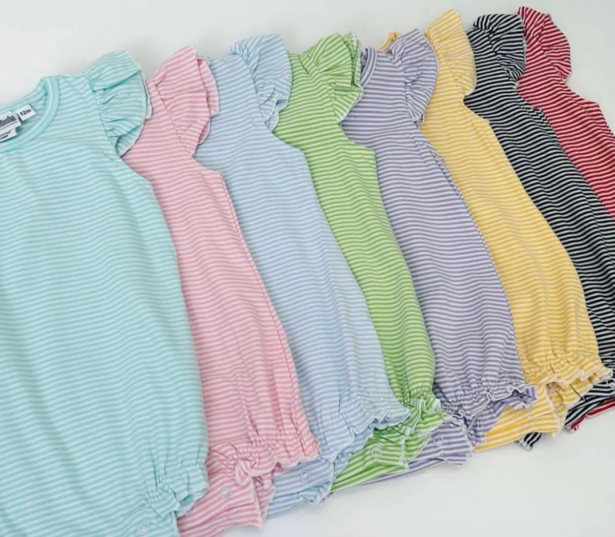 Girls striped knit bubble