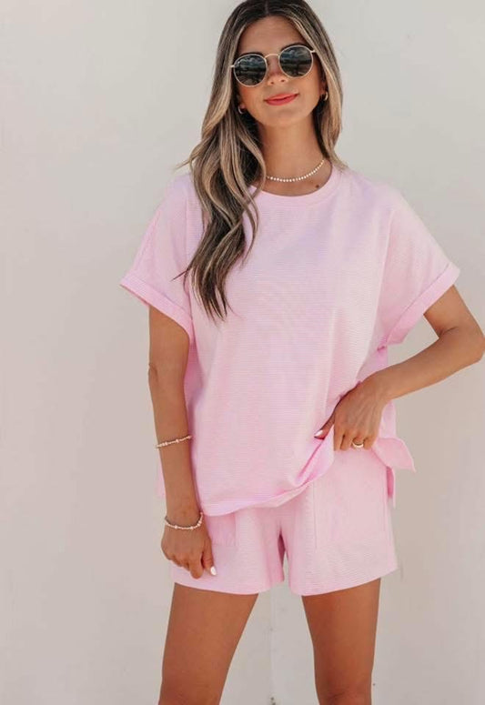 Pink two piece set