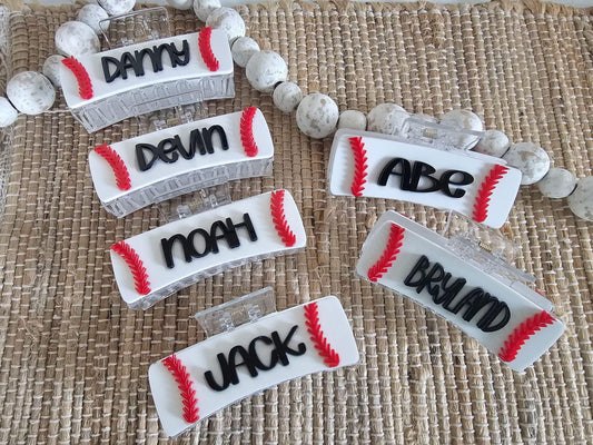 Baseball Claw Clip