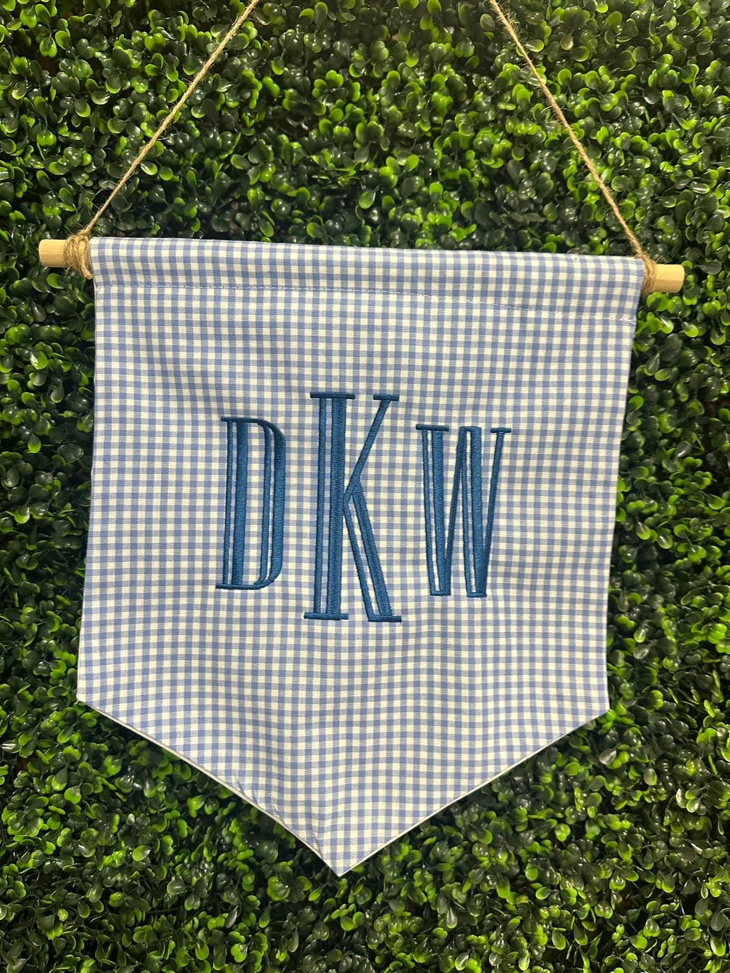 Gingham Banner