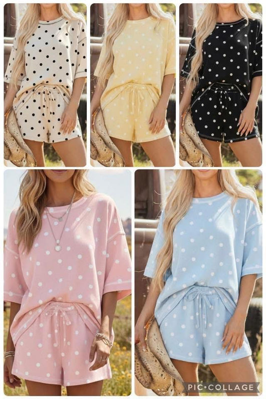Polka Dot Two Piece Set