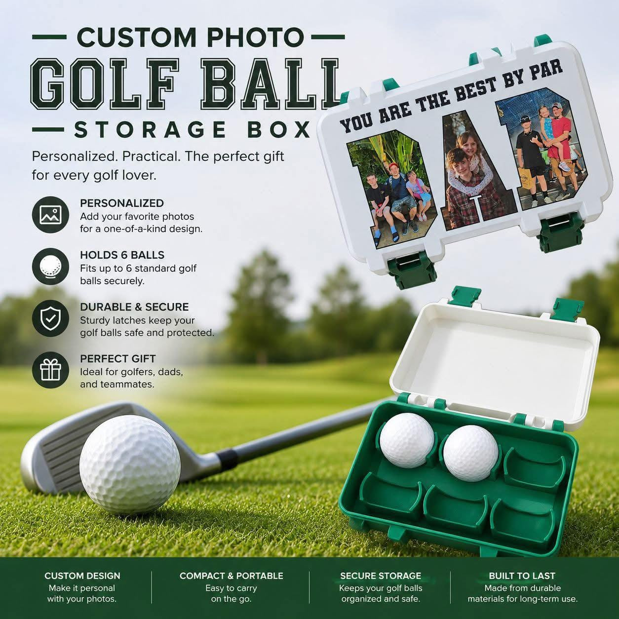 Golf Ball Storage Box