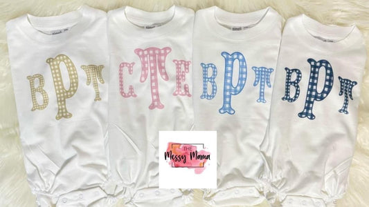 Gingham Monogram