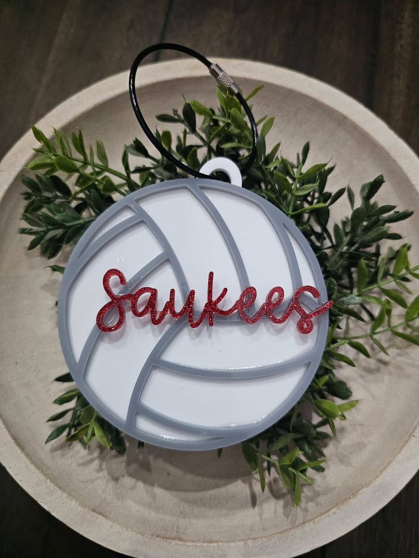 Acrylic bag tags