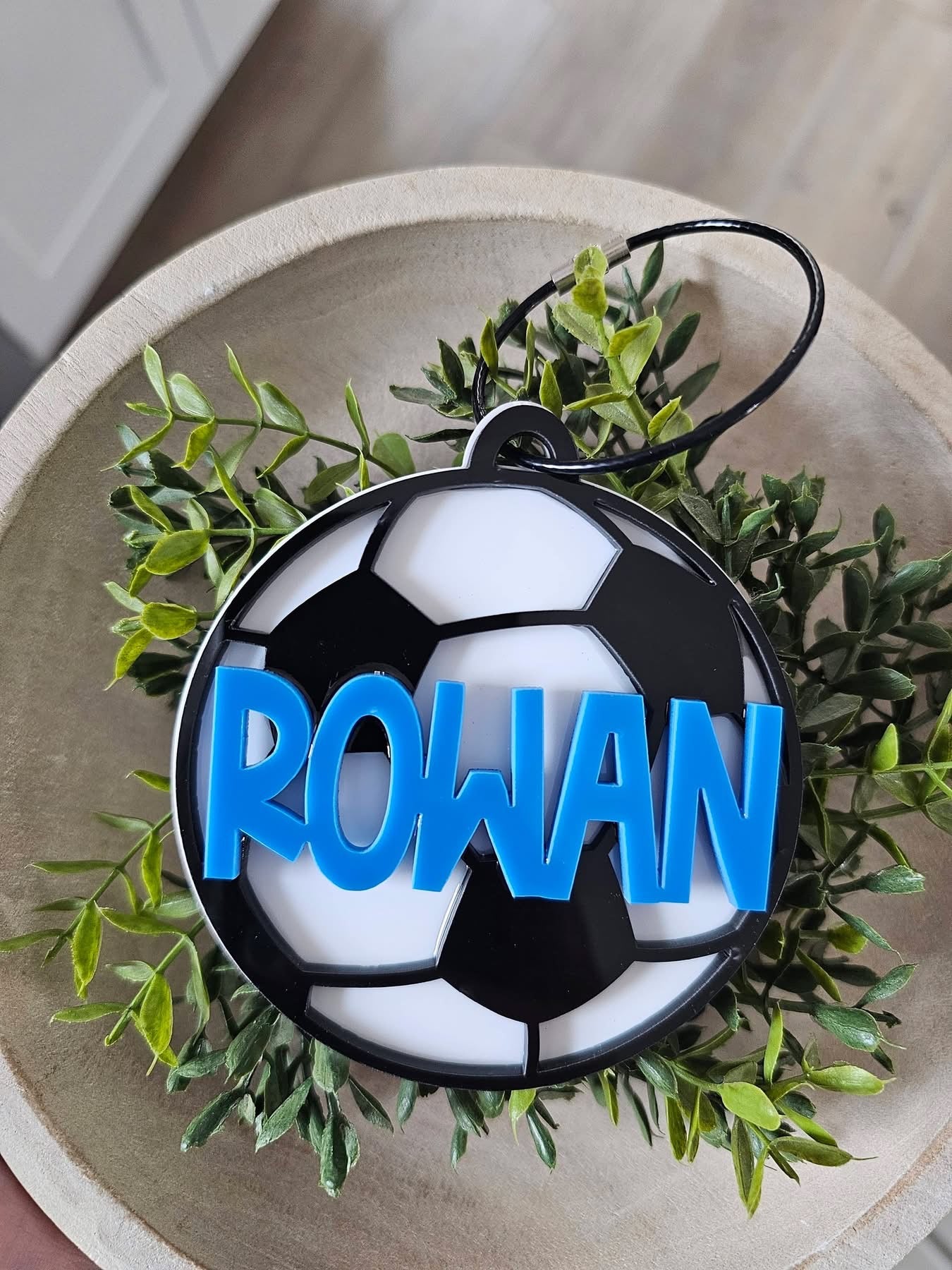 Acrylic bag tags