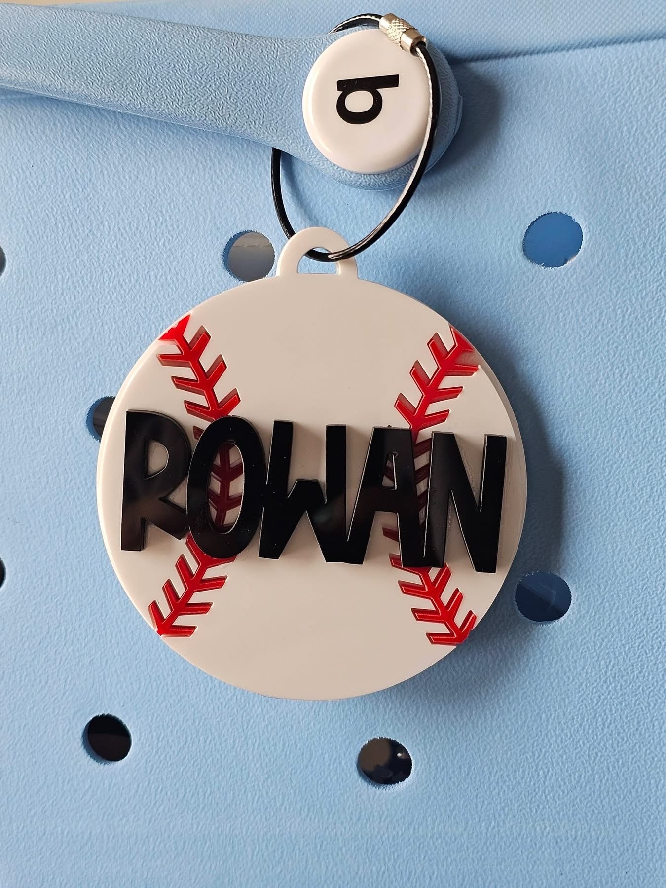 Acrylic bag tags