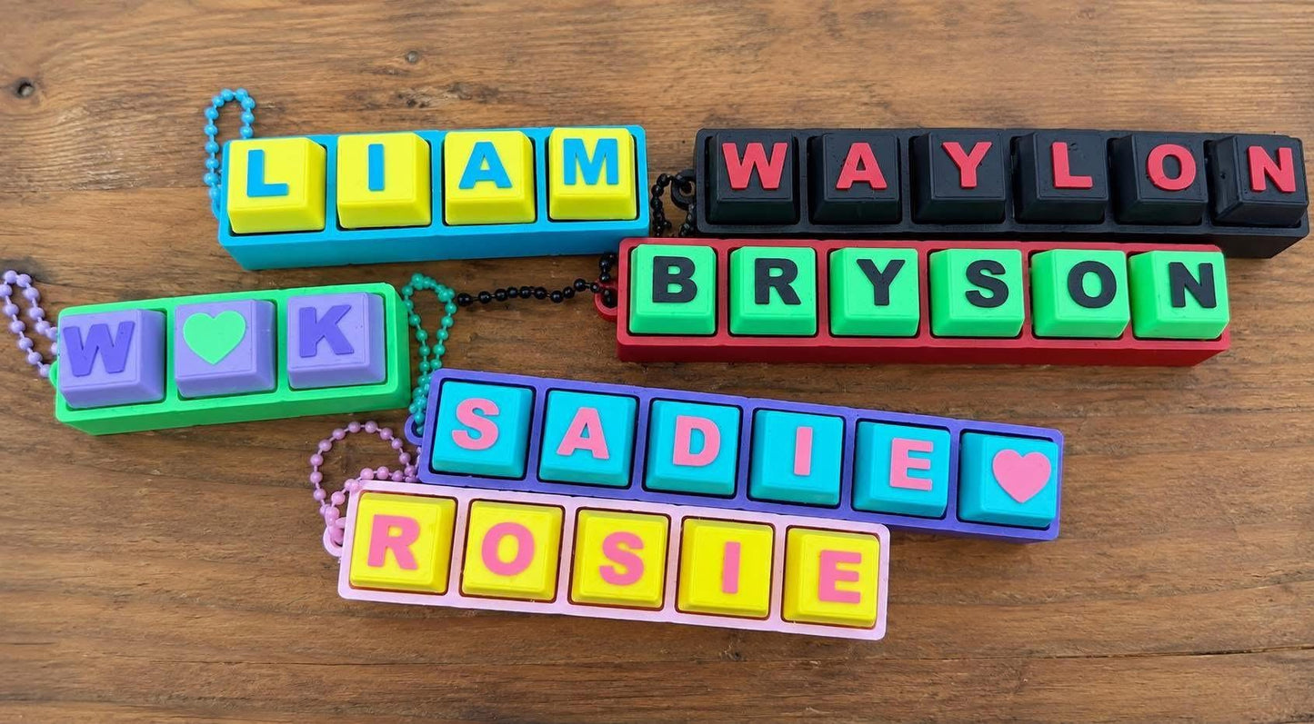 Name clicker fidgets
