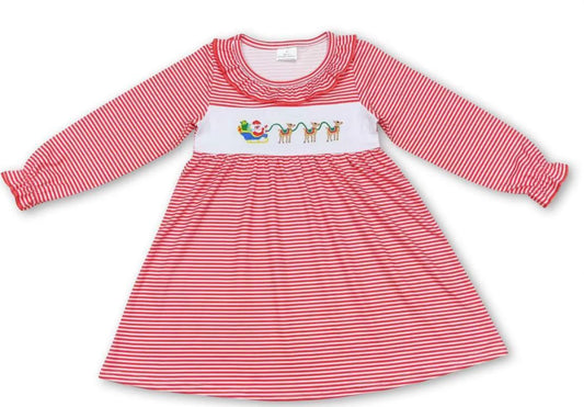Red striped Santa’s Sleigh